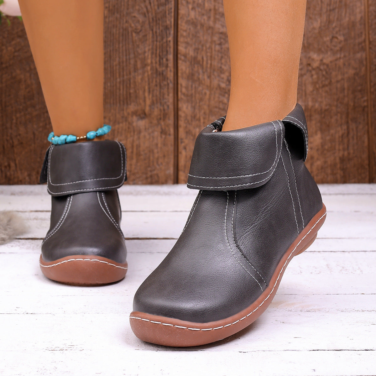 ⏰Letzter Tag! 45% RABATT🔥Orthopädische Wanderstiefel aus echtem Leder für Damen