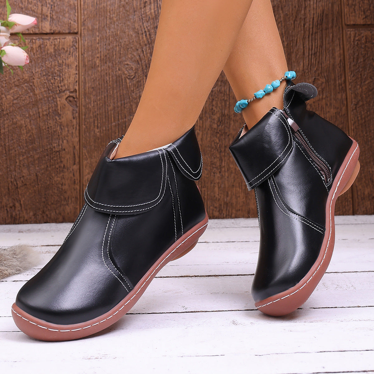 ⏰Letzter Tag! 45% RABATT🔥Orthopädische Wanderstiefel aus echtem Leder für Damen